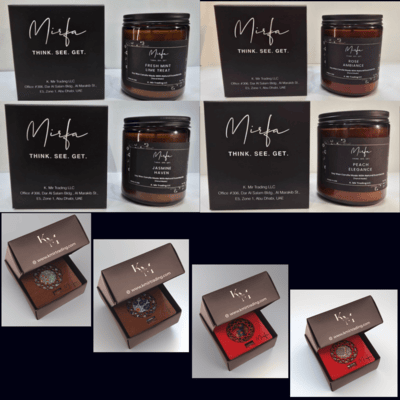 Mirfa Natural Scented Candle, Stress Relief and Relax for Home & Bedroom, Creating a Scene of Serenity and Tranquility, 100 percentage Soy Organic Aromatherapy Candles