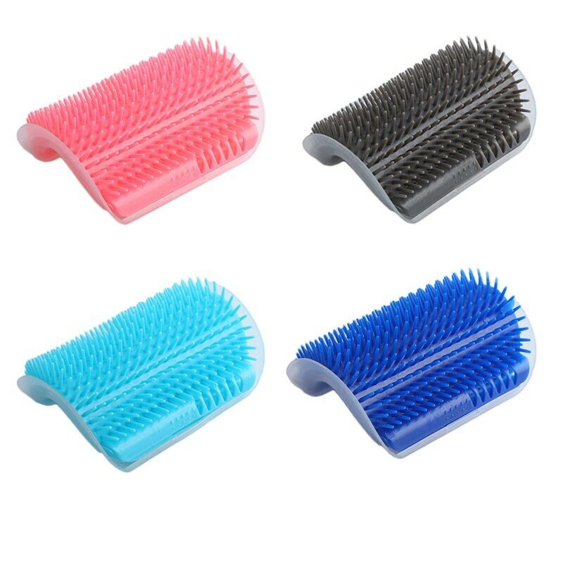 Cat Self Grooming Brush - Face Scratcher And Massage Comb