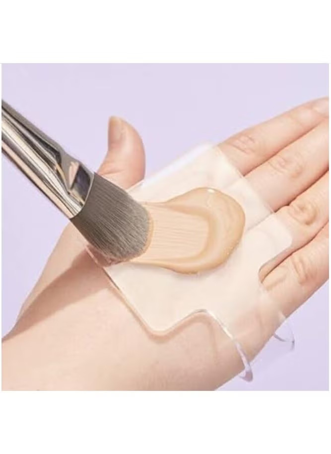 Handheld Clear Acrylic Makeup Palette And Mixing Tray