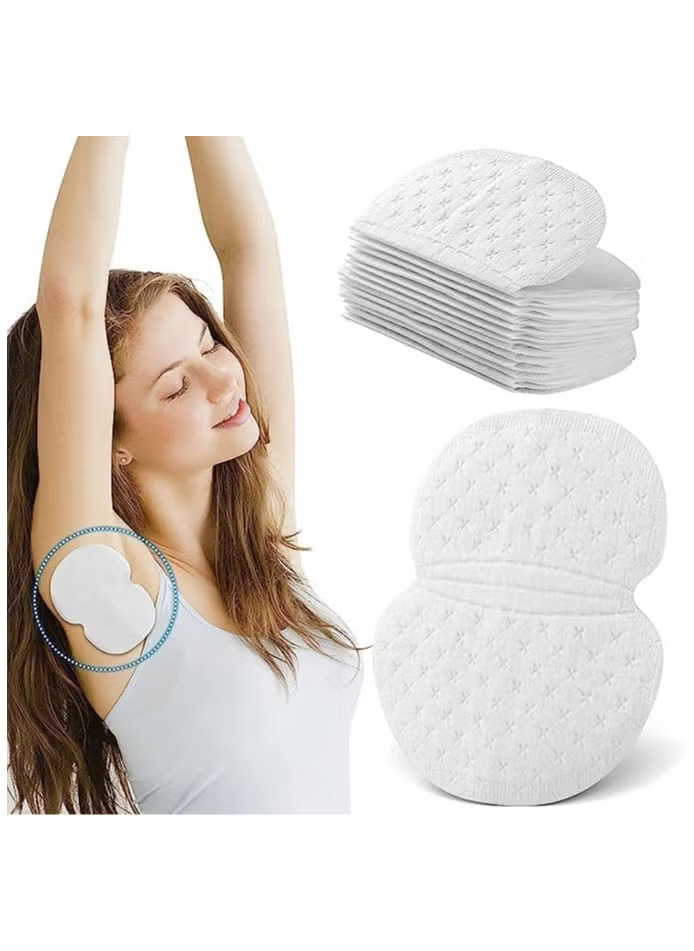 Underarm Sweat Patch, Disposable Nonwoven, Anti-Sweat, Comfortable and Relaxing, Soft and Breathable, Invisible Design, Unisex Extra Adhesive, Disposable, Sweat Free Armpit Protection (Pack of 10)