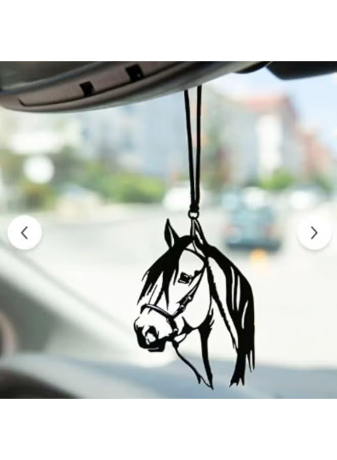 Animals Natural Wood Car Hanging Pendant Rearview Mirror Art Ornament