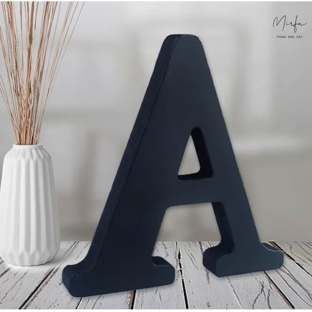 Wooden Alphabet And Character