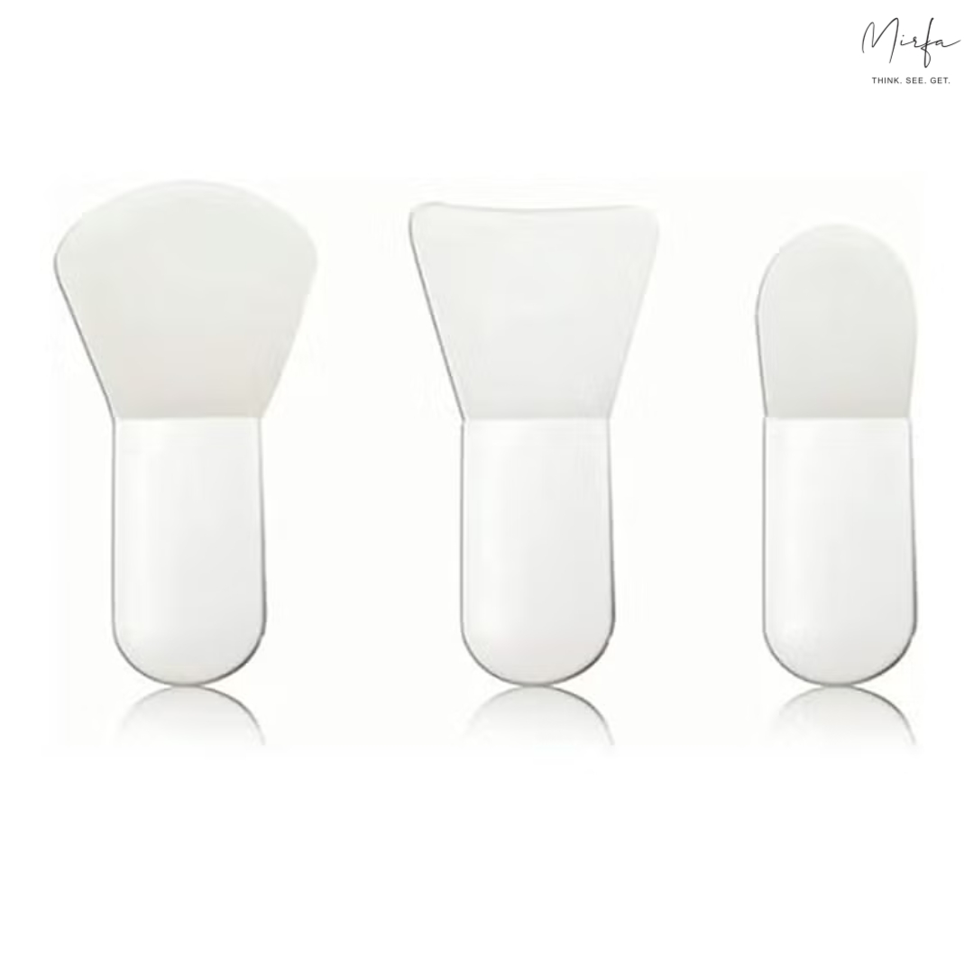 3 Pcs Silicone Face Mask Applicator Mini Brushes