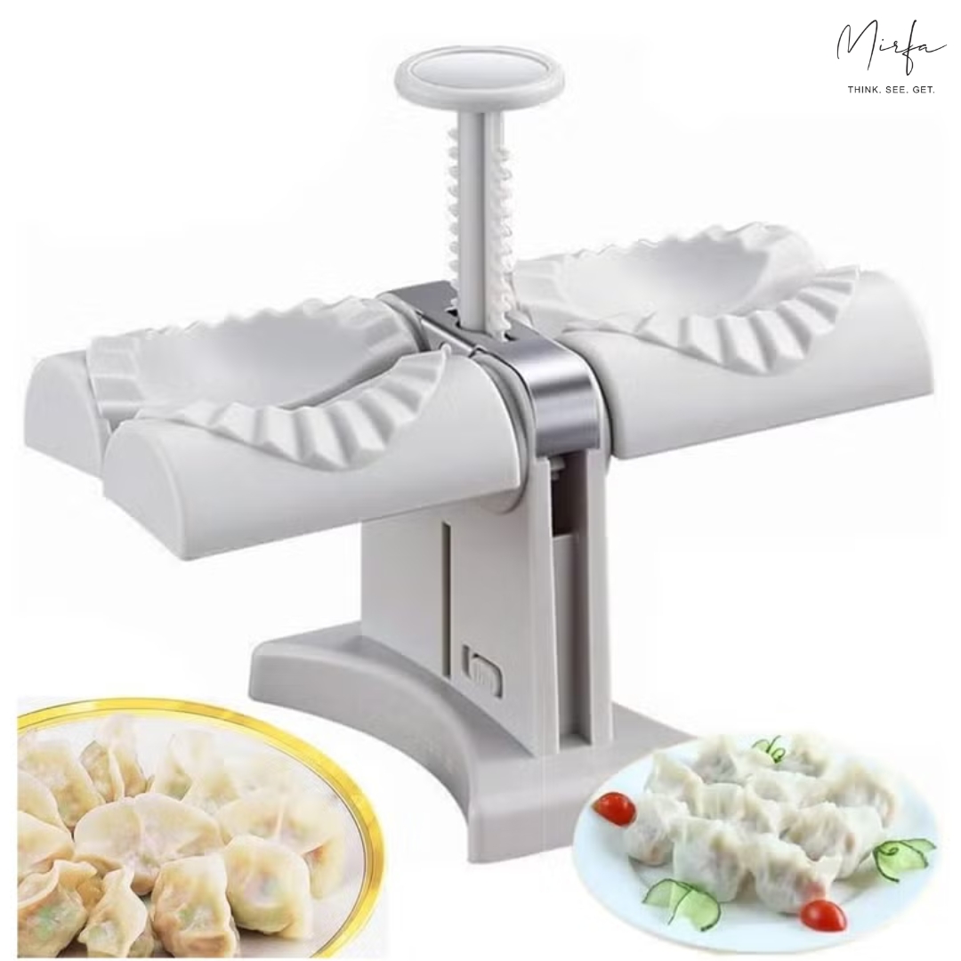 Double Head Dumpling Maker Mould (White) Pack of 1