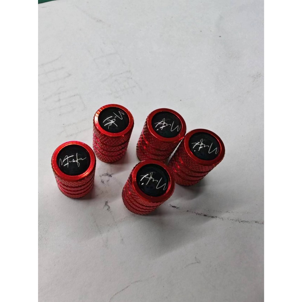 Anodized Alloy Tyre Air Valve Stem Caps Pack of 5 