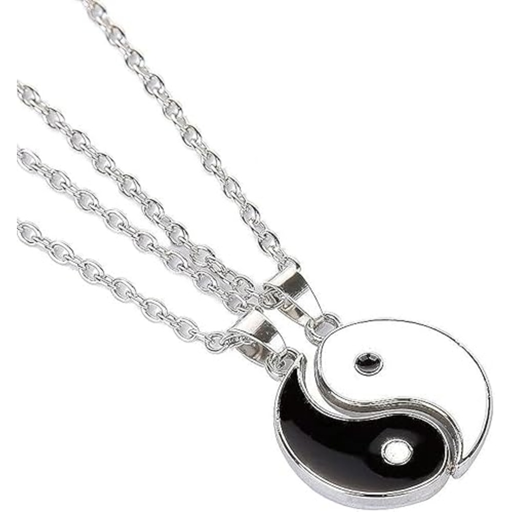 Tai Chi Yin Yang Couple Pendant Necklace