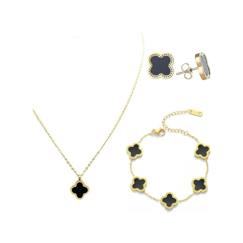 Four Leaf Clover Jewellery Set