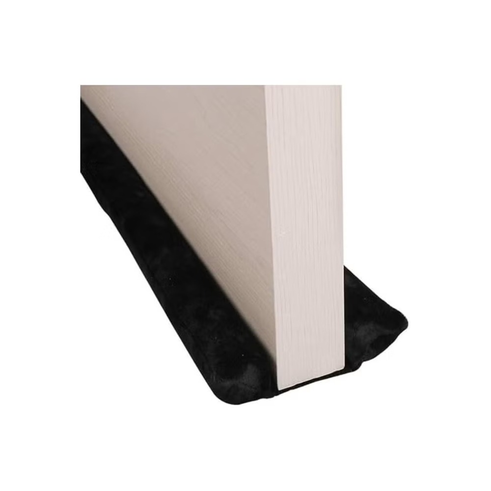 Door Draft Stopper With Scissor Under for Bottom Twin Stopper Adjustable Sweep Noise Blocker Cold Air