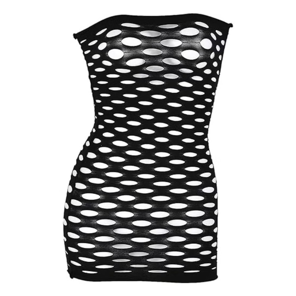 Women Mesh Fishnet Baby Doll Sleepwear 