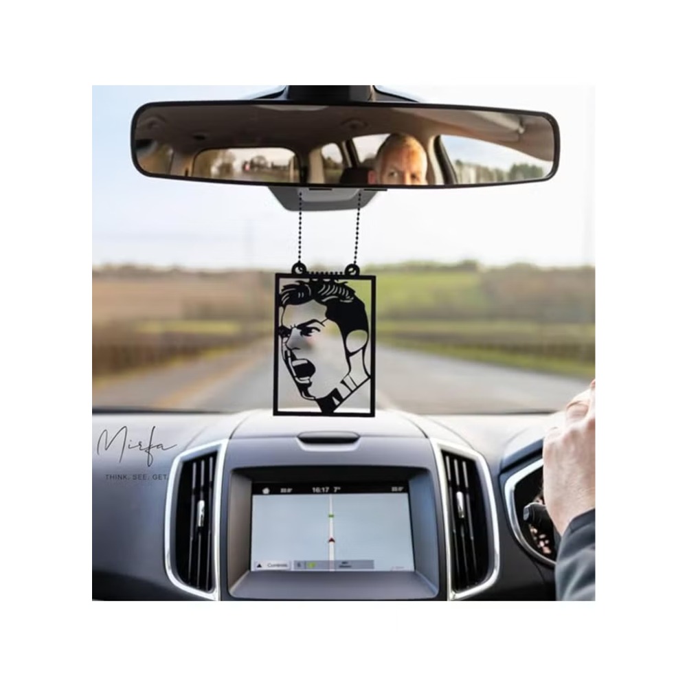 Players And Sports Equiments Natural Wood Car Hanging Pendant Rearview Mirror Art Ornament