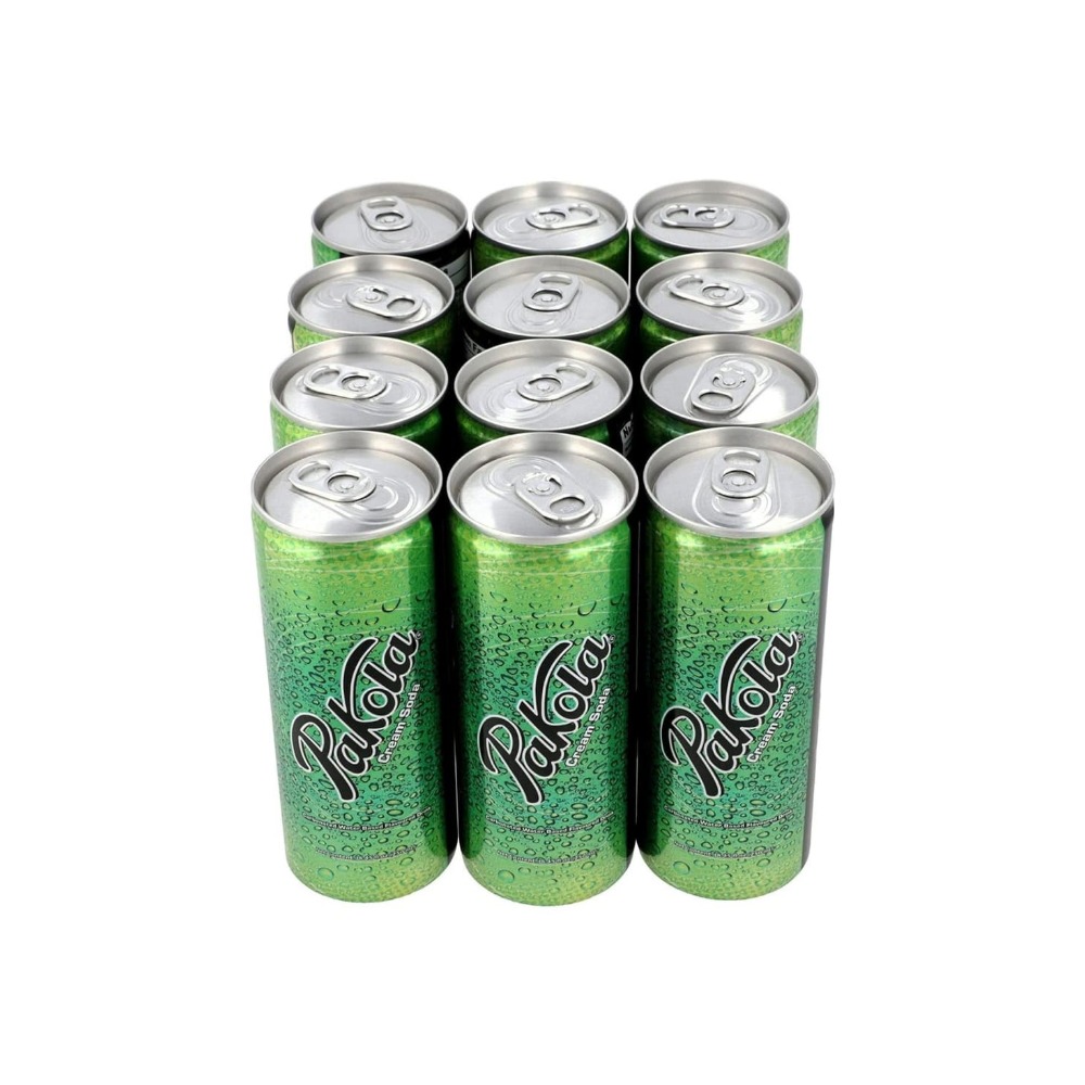 Pakola Ice Cream Soda Soft Drink Can 250ml - Pack of 12